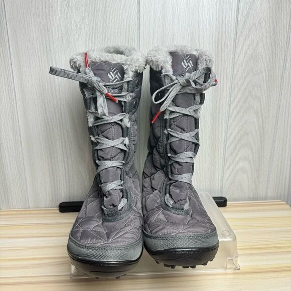 Columbia Minx Mid II Omni Heat Boot Size 6 Shale Gray Winter Boots Waterproof - Picture 5 of 16